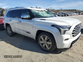 2024 Toyota Sequoia SR5 with VIN 7SVAAABA3RX044551, listed as a Copart auction lot 82015184 with 13,878 mi miles and Salvage Title. Bid and sale history available at carsss.com. Image 4.