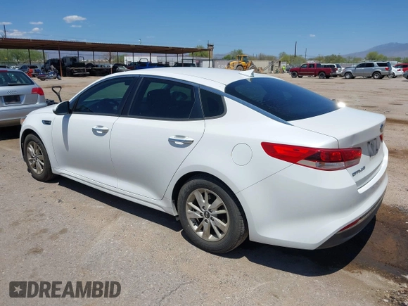 2016 Kia Optima LX with VIN KNAGT4L30G5117719, listed as a IAAI auction lot 42449051 with 122,597 mi miles and . Bid and sale history available at DreamBid. Image 3.