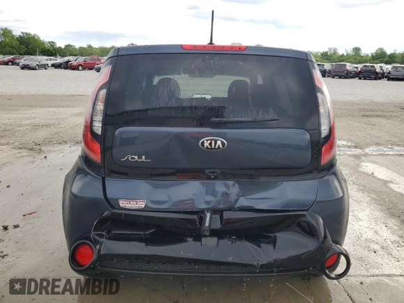 2016 Kia Soul + z VIN KNDJP3A56G7269259, wystawiony jako Copart lot #55522165 z przebiegiem 189 937 mil mil oraz Szkoda całkowita • Salvage title. Historia ofert i sprzedaży dostępna na DreamBid. Obrazek 6.