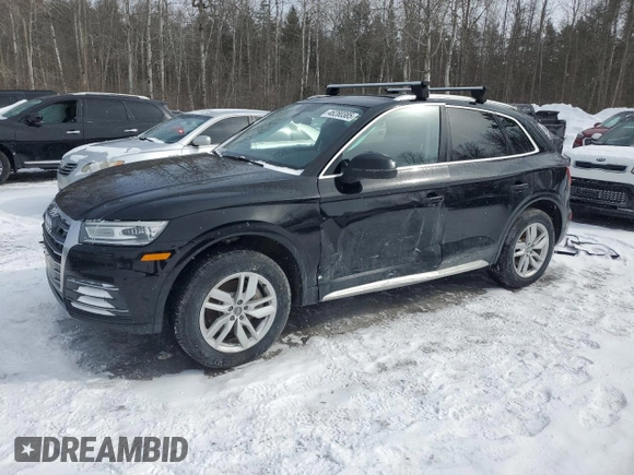 2018 Audi Q5 Premium with VIN WA1ANAFY9J2002936, listed as a Copart auction lot 46280385 with 135,726 mi miles and Clean Title. Bid and sale history available at carsss.com. Image 1.