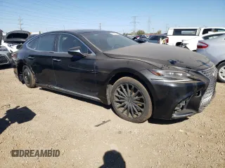 2018 Lexus LS with VIN JTHC5LFF4J5001540, listed as a Copart auction lot 74777704 with 115,605 mi miles and Salvage Title. Bid and sale history available at carsss.com. Image 4.