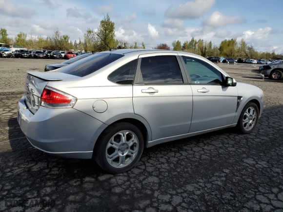 2008 Ford Focus SE with VIN 1FAHP35N18W103141, listed as a Copart auction lot 51539805 with 110,953 mi miles and Clean Title. Bid and sale history available at carsss.com. Image 3.