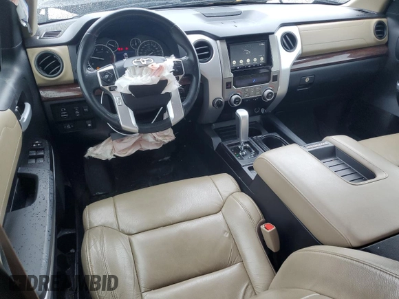 2017 Toyota Tundra Limited with VIN 5TFHW5F10HX675896, listed as a Copart auction lot 58703375 with 106,971 mi miles and Salvage title. Bid and sale history available at DreamBid. Image 8.