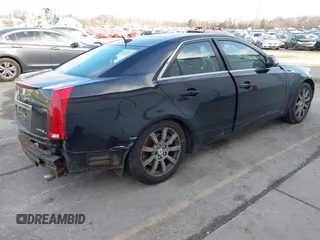 2008 Cadillac CTS AWD w/1SB with VIN 1G6DT57V780164271, listed as a IAAI auction lot 41124855 with 97,036 mi miles. Bid and sale history available at carsss.com. Image 4.