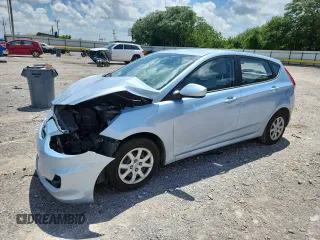 2012 Hyundai Accent GS with VIN KMHCT5AE1CU043699, listed as a Copart auction lot 63595025 with 91,888 mi miles and Salvage title. Bid and sale history available at DreamBid. Image 1.