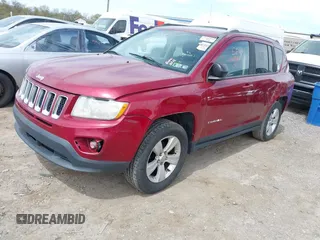 2012 Jeep Compass Latitude with VIN 1C4NJDEB6CD624936, listed as a IAAI auction lot 42085641 with 174,956 mi miles. Bid and sale history available at carsss.com. Image 2.