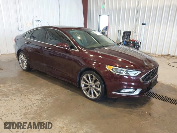 2017 Ford Fusion Titanium with VIN 3FA6P0K91HR171231, listed as a IAAI auction lot 41131312 with 115,265 mi miles. Bid and sale history available at carsss.com. Image 1.