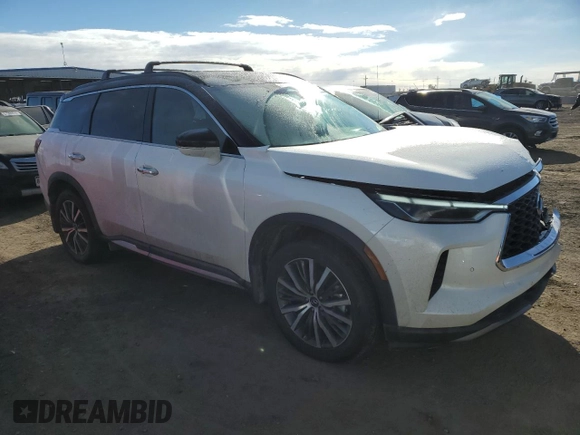 2024 Infiniti QX60 Autograph with VIN 5N1DL1HU7RC333485, listed as a Copart auction lot 83618274 with 12,714 mi miles and Salvage title. Bid and sale history available at DreamBid. Image 4.