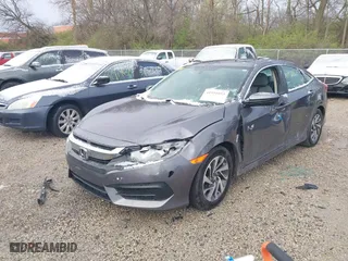 2018 Honda Civic Sedan EX with VIN 19XFC2F74JE027552, listed as a IAAI auction lot 41951053 with 107,319 mi miles. Bid and sale history available at carsss.com. Image 2.