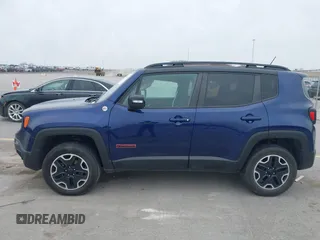 2016 Jeep Renegade Trailhawk with VIN ZACCJBCTXGPD30986, listed as a IAAI auction lot 41970876 with 55,814 mi miles and . Bid and sale history available at carsss.com. Image 14.