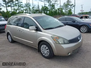 2007 Nissan Quest with VIN 5N1BV28U17N118936, listed as a IAAI auction lot 42087054 with 138,058 mi miles. Bid and sale history available at carsss.com. Image 1.