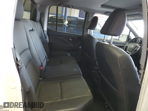 2019 Honda Ridgeline RTL with VIN 5FPYK3F52KB035040, listed as a Copart auction lot 58438815 with 35,635 mi miles and Salvage title. Bid and sale history available at DreamBid. Image 10.