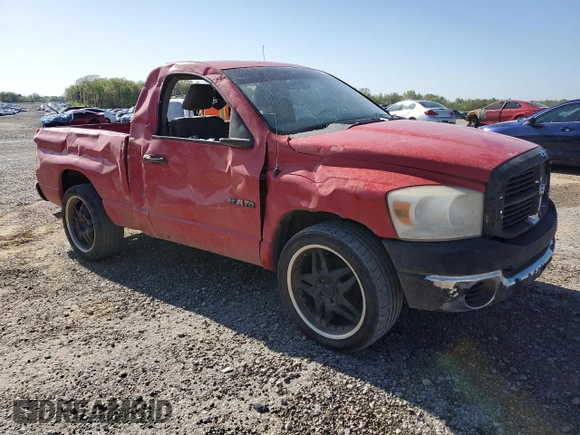 2008 Dodge 1500 ST with VIN 1D7HA16K48J207727, listed as a Copart auction lot 52341615 with 251,256 mi miles and Clean Title. Bid and sale history available at DreamBid. Image 4.
