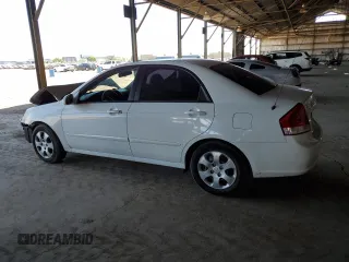 2007 Kia Spectra EX z VIN KNAFE122175466224, wystawiony jako Copart lot #54455405 z przebiegiem 55 616 mil mil oraz Szkody całkowita. Historia ofert i sprzedaży dostępna na DreamBid. Obrazek 2.
