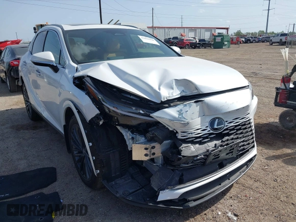 2024 Lexus RX 350 z VIN 2T2BAMBA8RC050498, wystawiony jako IAAI lot #41826928 z przebiegiem 1822 mil mil oraz . Historia ofert i sprzedaży dostępna na DreamBid. Obrazek 1.