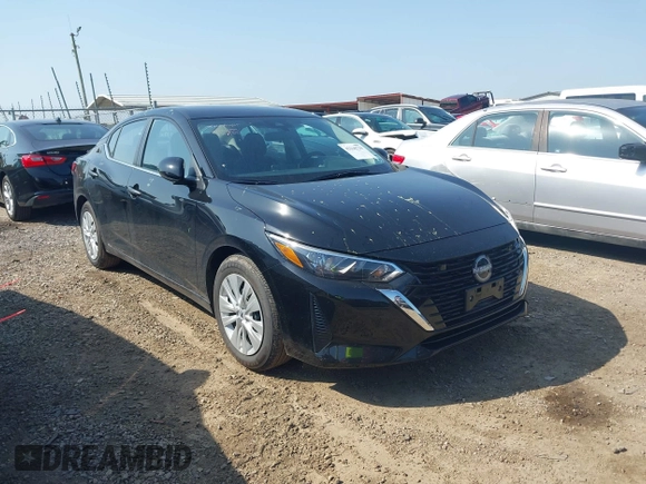 2025 Nissan Sentra S with VIN 3N1AB8BV7SY294790, listed as a IAAI auction lot 42218729 with 4,976 mi miles and . Bid and sale history available at DreamBid. Image 1.