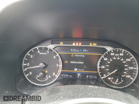 2019 Nissan Altima 2.5 S with VIN 1N4BL4BW4KC188330, listed as a Copart auction lot 45917035 with 47,209 mi miles and Salvage Title. Bid and sale history available at carsss.com. Image 9.