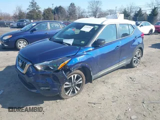 2018 Nissan Kicks SV with VIN 3N1CP5CUXJL525112, listed as a IAAI auction lot 41505288 with 50,019 mi miles and . Bid and sale history available at DreamBid. Image 2.