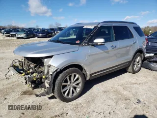 2016 Ford Explorer Limited with VIN 1FM5K8F89GGC25753, listed as a Copart auction lot 49687535 with 126,935 mi miles and Salvage Title. Bid and sale history available at carsss.com. Image 1.