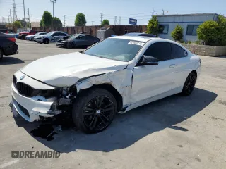 2019 BMW 4 Series 430i with VIN WBA4W3C58KAF91832, listed as a Copart auction lot 62503235 with 53,280 mi miles and Salvage title. Bid and sale history available at DreamBid. Image 1.