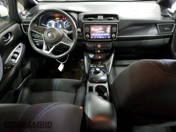 2020 Nissan LEAF SV Plus with VIN 1N4BZ1CP4LC305023, listed as a Copart auction lot 50136155 with 46,195 mi miles and Salvage Title. Bid and sale history available at DreamBid. Image 8.