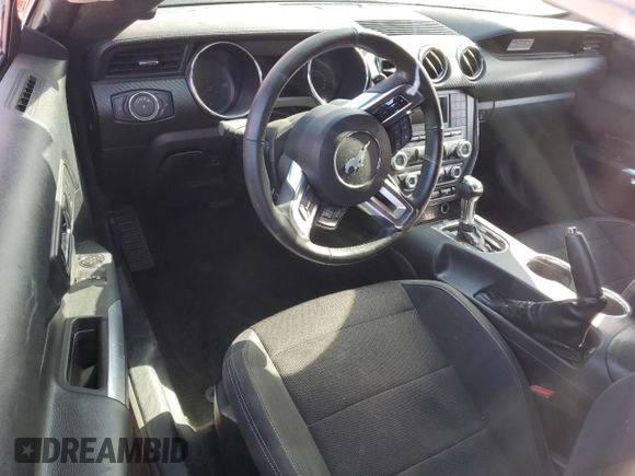 2015 Ford Mustang V6 with VIN 1FA6P8AM3F5345921, listed as a Copart auction lot 59231455 with 130,844 mi miles and Salvage title. Bid and sale history available at DreamBid. Image 8.