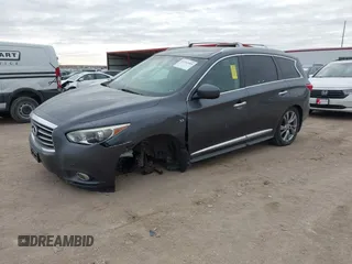 2014 Infiniti QX60 with VIN 5N1AL0MM6EC545890, listed as a IAAI auction lot 41212469 with 125,955 mi miles and . Bid and sale history available at DreamBid. Image 17.