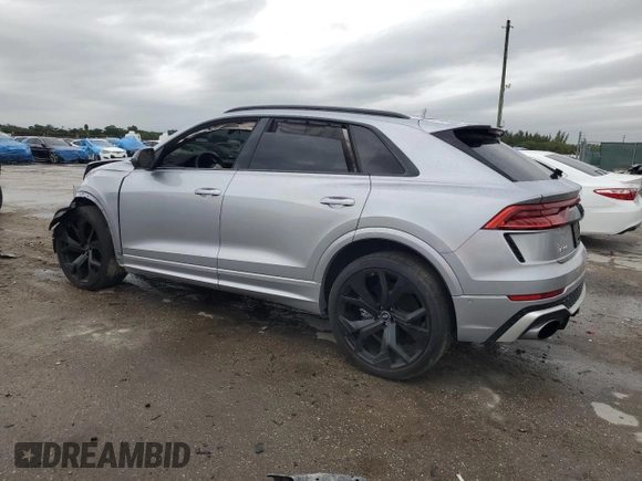 2021 Audi RS Q8 z VIN WU1ARBF13MD008178, wystawiony jako Copart lot #88022515 z przebiegiem 41 655 mil mil oraz Nie do naprawy. Historia ofert i sprzedaży dostępna na DreamBid. Obrazek 2.