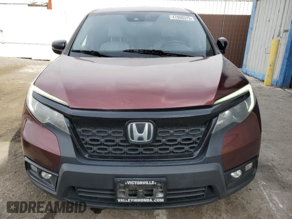 2021 Honda Passport EX-L z VIN 5FNYF7H52MB005850, wystawiony jako Copart lot #47890375 z przebiegiem 136 674 mil mil oraz Szkody całkowita. Historia ofert i sprzedaży dostępna na DreamBid. Obrazek 5.