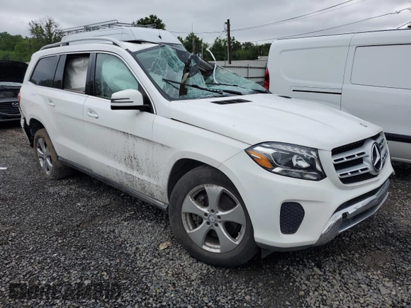 2017 Mercedes-Benz GLS 450 with VIN 4JGDF6EE1HA888427, listed as a Copart auction lot 58156635 with Not provided miles and Salvage title. Bid and sale history available at DreamBid. Image 4.