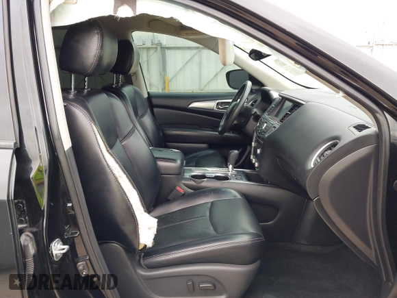 2018 Nissan Pathfinder SV with VIN 5N1DR2MN8JC649677, listed as a IAAI auction lot 41864365 with 104,475 mi miles. Bid and sale history available at carsss.com. Image 5.