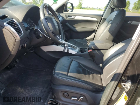 2017 Audi Q5 Premium with VIN WA1C2AFP4HA067699, listed as a Copart auction lot 61230925 with 187,040 mi miles and Salvage title. Bid and sale history available at DreamBid. Image 7.