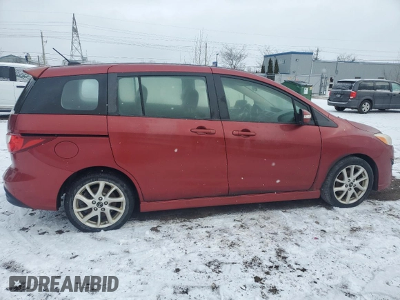 2014 Mazda 5 Grand Touring z VIN JM1CW2DL2E0178396, wystawiony jako Copart lot #50192645 z przebiegiem 177 035 mil mil oraz Czysty tytuł • Clean title. Historia ofert i sprzedaży dostępna na DreamBid. Obrazek 3.
