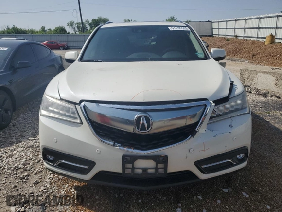 2016 Acura MDX Advance z VIN 5FRYD4H9XGB051324, wystawiony jako Copart lot #57106505 z przebiegiem 111 202 mil mil oraz Szkoda całkowita • Salvage title. Historia ofert i sprzedaży dostępna na DreamBid. Obrazek 5.