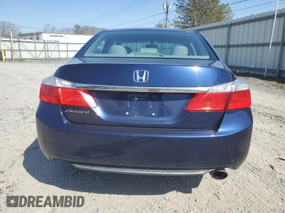 2015 Honda Accord Sedan LX with VIN 1HGCR2F37FA113187, listed as a Copart auction lot 54125155 with 138,803 mi miles and Salvage Title. Bid and sale history available at carsss.com. Image 6.