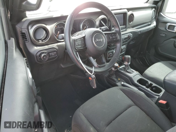 2021 Jeep Wrangler Sport with VIN 1C4GJXAN9MW552436, listed as a Copart auction lot 77204374 with Not Provided miles and Non Repairable. Bid and sale history available at DreamBid. Image 8.
