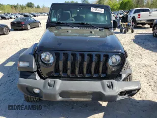 2021 Jeep Wrangler Unlimited Sport S с VIN 1C4HJXDN9MW870458, выставлен на аукционе Copart как лот 54887655 с пробегом 29 467 миль миль и Списание • Salvage title. История ставок и продаж доступна на DreamBid. Изображение 5.