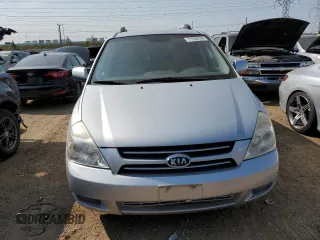 2007 Kia Sedona EX with VIN KNDMB233876108371, listed as a Copart auction lot 71360184 with 199,487 mi miles and Salvage Title. Bid and sale history available at carsss.com. Image 5.