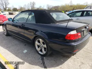2006 BMW 3 Series 325Ci with VIN WBABW33426PX86047, listed as a Copart auction lot 50032664 with 86,241 mi miles and Salvage Title. Bid and sale history available at carsss.com. Image 2.