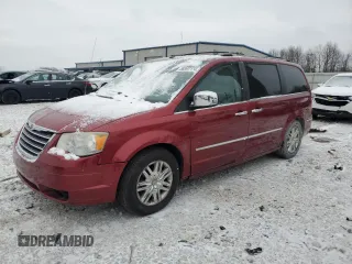 2010 Chrysler Town & Country Limited with VIN 2A4RR7DX8AR451949, listed as a Copart auction lot 86997174 with 122,323 mi miles and Clean Title. Bid and sale history available at carsss.com. Image 1.