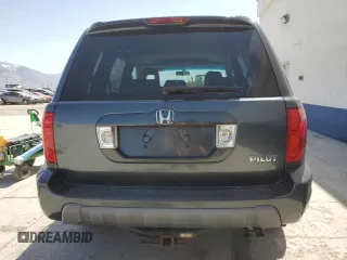 2005 Honda Pilot EX-L with VIN 5FNYF18525B038846, listed as a Copart auction lot 52600515 with 199,683 mi miles and Salvage Title. Bid and sale history available at carsss.com. Image 6.