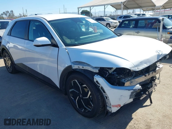 2023 Hyundai Ioniq 5 SE with VIN KM8KMDAF3PU176448, listed as a IAAI auction lot 42218598 with 65,321 mi miles and . Bid and sale history available at DreamBid. Image 1.