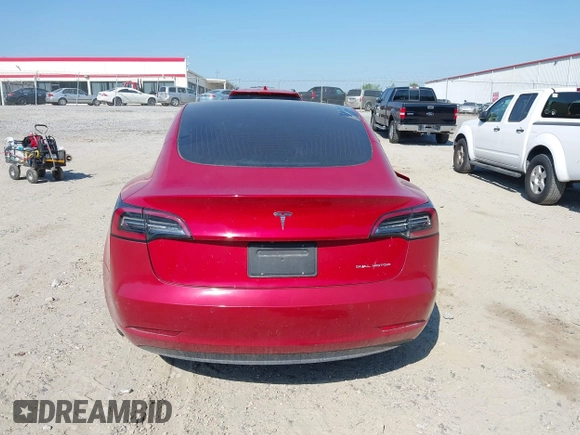 2020 Tesla Model 3 Long Range with VIN 5YJ3E1EB5LF783269, listed as a IAAI auction lot 42085024 with 80,939 mi miles. Bid and sale history available at carsss.com. Image 15.