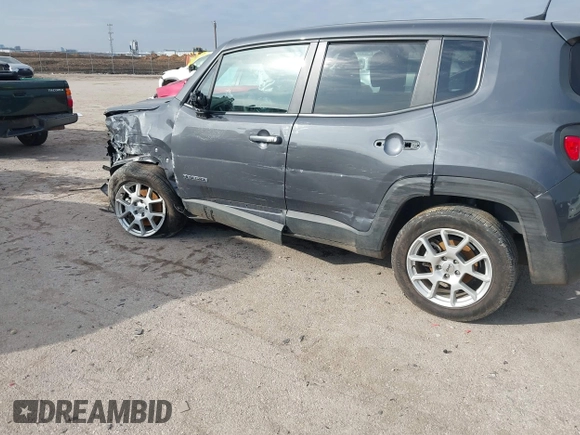 2023 Jeep Renegade Latitude with VIN ZACNJDB12PPP60061, listed as a IAAI auction lot 41578463 with 21,376 mi miles and . Bid and sale history available at DreamBid. Image 6.