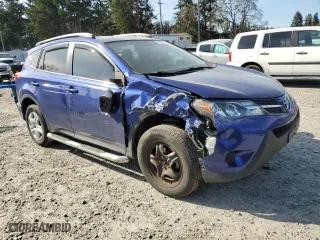 2014 Toyota RAV4 LE with VIN 2T3BFREV9EW192361, listed as a Copart auction lot 53189925 with 122,161 mi miles and Salvage Title. Bid and sale history available at carsss.com. Image 4.