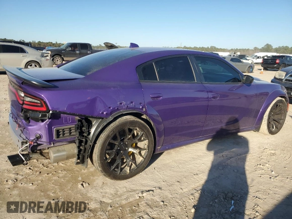 2023 Dodge Charger SRT Hellcat Widebody Jailbreak with VIN 2C3CDXL97PH585769, listed as a Copart auction lot 42298925 with 5,388 mi miles and Salvage Title. Bid and sale history available at carsss.com. Image 3.