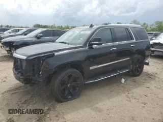 2019 Cadillac Escalade Luxury z VIN 1GYS4BKJ8KR319783, wystawiony jako Copart lot #50950145 z przebiegiem 92 651 mil mil oraz Szkody całkowita. Historia ofert i sprzedaży dostępna na DreamBid. Obrazek 1.