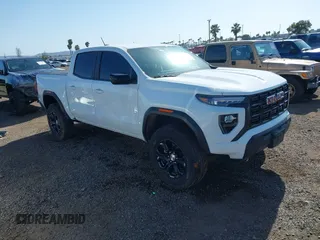 2024 GMC Canyon 4WD Elevation with VIN 1GTP6BEK9R1130353, listed as a IAAI auction lot 41967300 with 10,966 mi miles and . Bid and sale history available at carsss.com. Image 1.