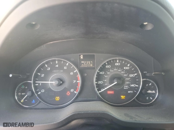 2011 Subaru Outback 2.5i with VIN 4S4BRCAC5B1349897, listed as a Copart auction lot 87860235 with 220,448 mi miles and Salvage Title. Bid and sale history available at carsss.com. Image 9.