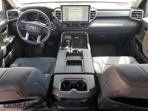 2024 Toyota Tundra Limited Hybrid with VIN 5TFJC5DBXRX057850, listed as a Copart auction lot 55224795 with 6,401 mi miles and Salvage title. Bid and sale history available at DreamBid. Image 8.